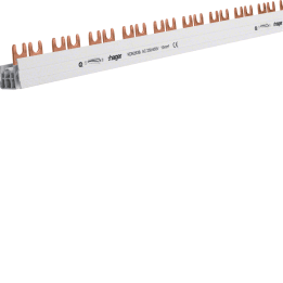 Hager KDN263B eristetty virtakisko 2P 63A 10mm² haarukka