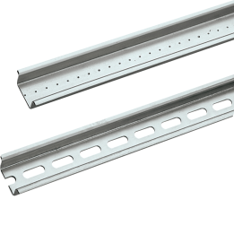 Hager A099B Perforated DIN Rail, Venezia, 15x2000 mm