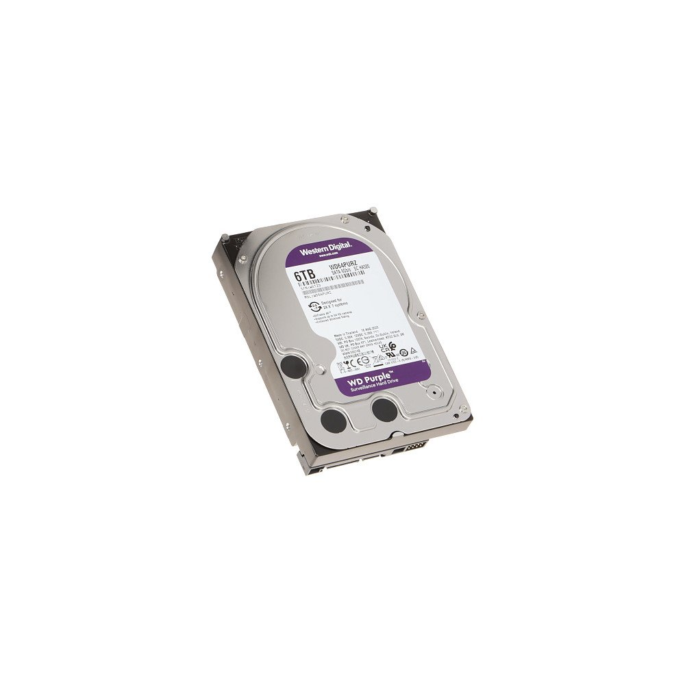 HDD FOR DVR HDD-WD64PURZ 6TB 24/7 WESTERN DIGITAL