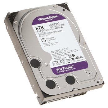 HDD DVR:lle HDD-WD64PURZ 6TB 24/7 WESTERN DIGITAL