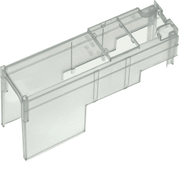 Hager LVZ00AL185 liittimen kansi Vakiokoko 00/185mm