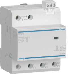 Hager SPA931 SPD Type 1+2 4P TN-S/TT 50kA