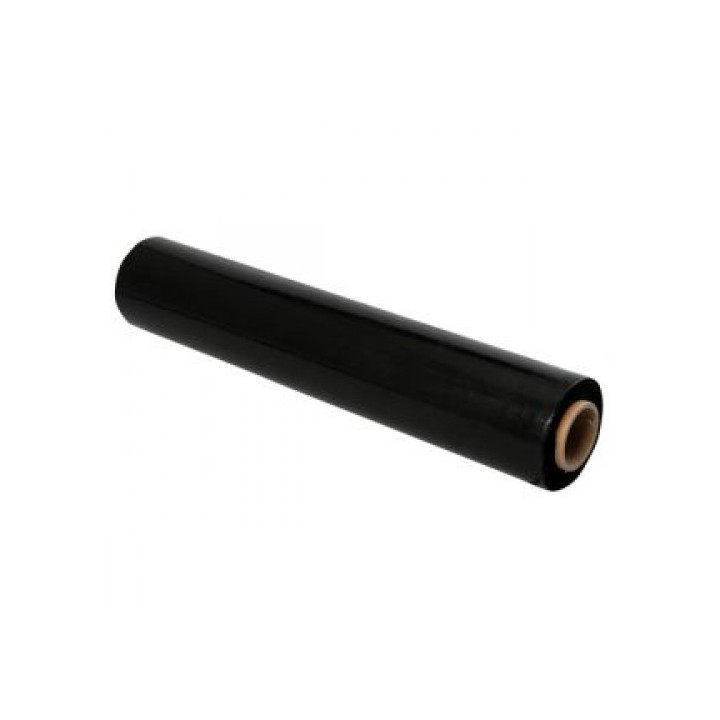 Pallet wrap 45cm, 450mm x 200m 17mk, black