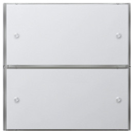 GIRA 2032112 KNX Tastsensor 3 Komfort 2f Flächenschalter Reinweiß