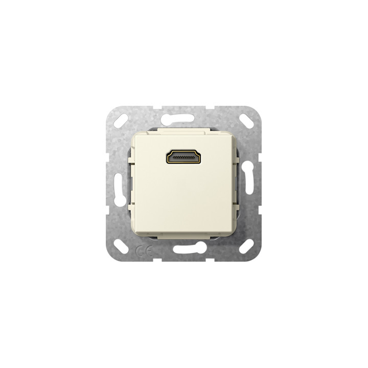 GIRA 567001 HDMI K-Peitsche Einsatz Cremeweiß