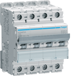 Hager NCN425 MCB 4P C-25A 10kA