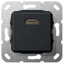 GIRA 567010 HDMI K-Peitsche Einsatz Schwarz m