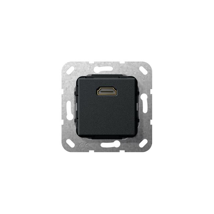 GIRA 567010 HDMI K-Peitsche Einsatz Schwarz m