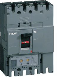 Hager HED631H MCCB 630A 4P 70kA LSI Electronic Trip