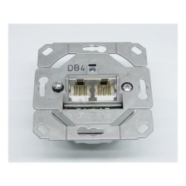 BTR NETCOM 130C381200-I Datenanschlussdose 2xRJ45 E-DAT C6A 8/8(8) 2 порта UP0