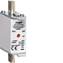 Hager LNH0080M HRC LV sulake NH000 gG AC500V 80A