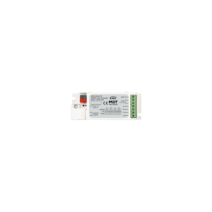 MDT AKD-0424V.02 KNX LED valdiklis 4 kanalų 3/6 A, RGBW