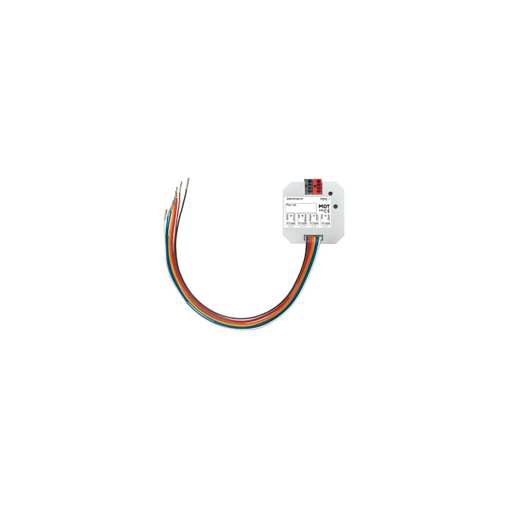 MDT SCN-RT4UP.01 KNX temperatuurikontroller/andur, 4-kanaliline, süvistatav
