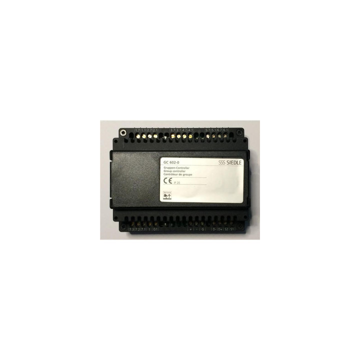 Siedle 015365 GC 602-0 Gruppen-Controller in Schwarz
