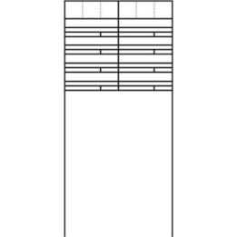 Siedle RG/SR 611-8/2 AG Raumspar-Briefkasten mit frontseitiger Entnahme в Антразитграу