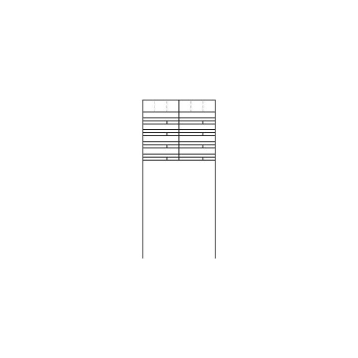 Siedle RG/SR 611-8/2 AG Raumspar-Briefkasten mit frontseitiger Entnahme в Антразитграу