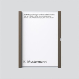 Siedle TM 612-1/BTM 650-01 BG Namensschild kpl. в Бернштейн-Глиммере