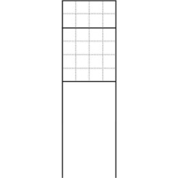 Siedle BG/SR 611-4/6-0 AG Freistehender Briefkasten mit Standrohren в Антрацитграу