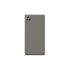 Siedle TM 612-1/-2 BTM 650-01/02 TM Klingeltaste mit Glockensymbol в цвете Titan-Metallic