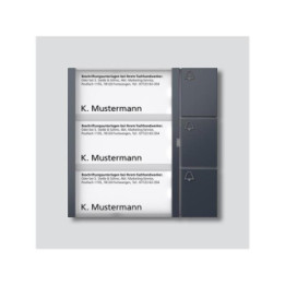 Siedle TM 612-3 AG Tasten-Modul in Anthrazitgrau