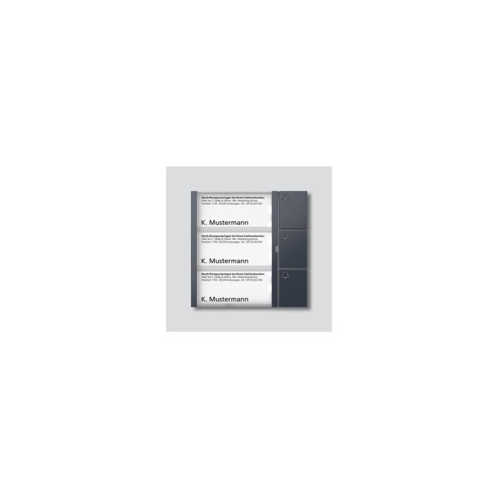 Siedle TM 612-3 AG Tasten-Modul, Anthrazitgrau
