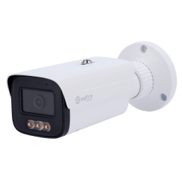 SAFIRE SMART SF-IPB386A-4E1-NIGHT 4MP lauko Bullet IP kamera su PoE, Wi-Fi, IR 30m, baltas LED, IP67