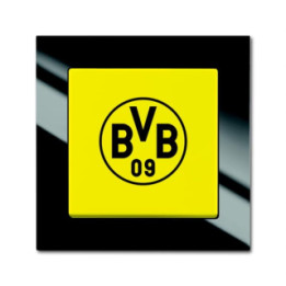 Busch-Jaeger 2000/6 UJ/01 Fanschalter Borussia Dortmund Aus- und Wechselschaltung