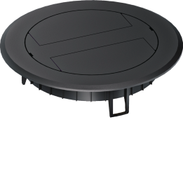 Hager BSR02KK9005 Plastic Hinged Cover for BSR02 Enclosure, Deep Black
