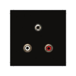Jung MALS1011SW Multimediaanschlusssystem - schwarz