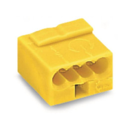 WAGO 243-504 Microklemme 4 x 0,6 - 0,8 qmm geel (100 Stück)