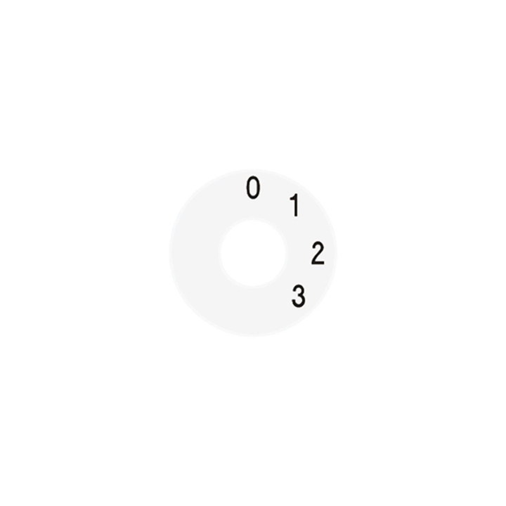 Jung SKS1101-4WW Replacement Dial Scale, White