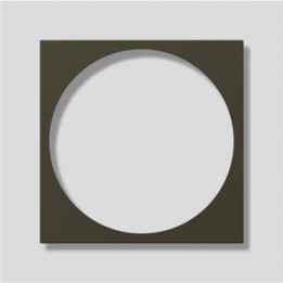 Siedle CMC/CMM 611/612-... BCMM/BCMC 650-... GM Blendrahmen in Graphitbraun-Metallic