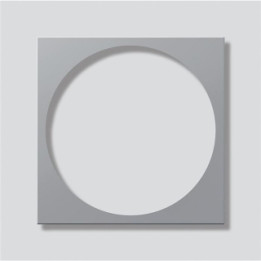 Siedle CMC/CMM 611/612-... BCMM/BCMC 650-... SM Blendrahmen in Silber-Metallic