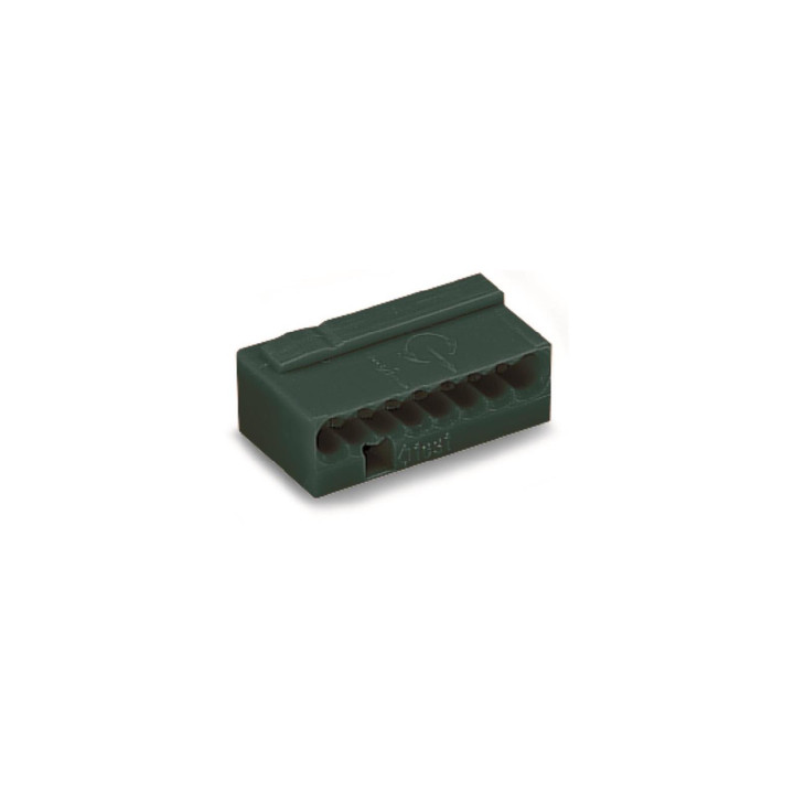 WAGO 243-208 Microklemme 8 x 0,6 - 0,8 qmm dunkelgrau (50 Stück)