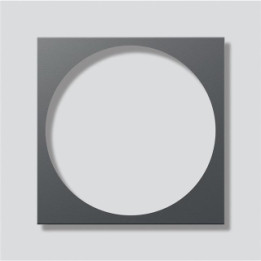 Siedle CMC/CMM 611/612-... BCMM/BCMC 650-... DG Blendrahmen in Dunkelgrau-Glimmer