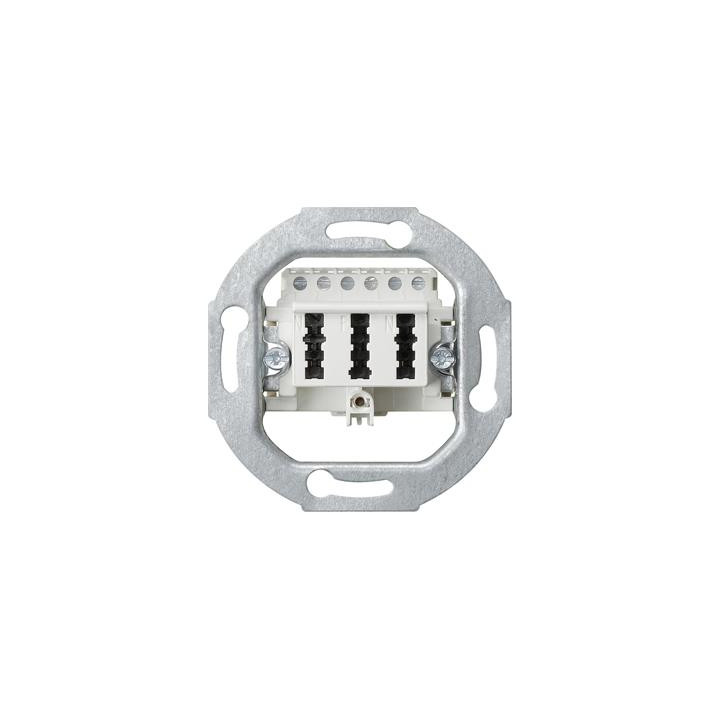 GIRA 003302 TAE-Anschlussdose TAE 3 x 6 NFN Einsatz Weiß