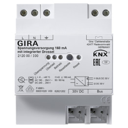 GIRA 212000 Spannungsversorgung 160 мА Дроссель KNX REG