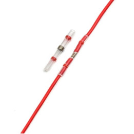 Termosarūkošs pašlodēšanas savienotājs 22-18AWG 0,5-1,0 mm², sarkans, 1 gab.