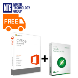 Microsoft Office 2019 Standard (1 PC, ESD) + Panda Antivirus Pro -paketti