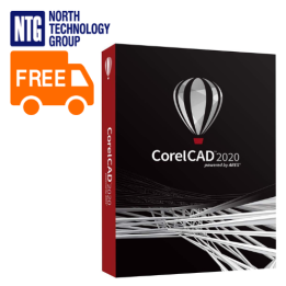 Полная версия CorelCAD 2020 (Windows и Mac, ESD, многоязычная версия)