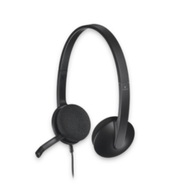 „Logitech H340“ USB kompiuterio ausinės (juodos)