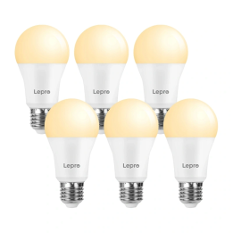 LEPRO 100080-WW-EU-6 E27 A60 13W/100W 1521 lm 2700 K LED spuldze, 6 komplekti