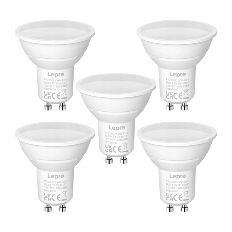 LEPRO 200073-WW-EU-5 GU10 LED spuldze, 4