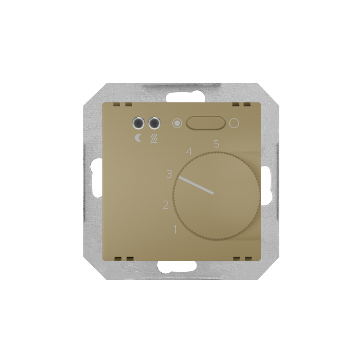 Style, room temperature controller for underfloor heating malt gold