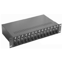 Dynamode :: DM-CP-1400 - Półka 2U na 14 konwerterów światłowodowych