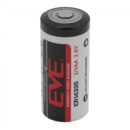 EVE Energy ER14335 2/3AA 1650mAh 1,65Ah 75mA 3,6V Li-SoCI2 mittelaetav aku