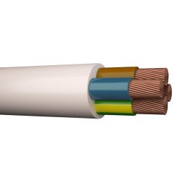 PRYSMIAN H05VV-F 4G1,5 Kabelis Balts 100m 450V