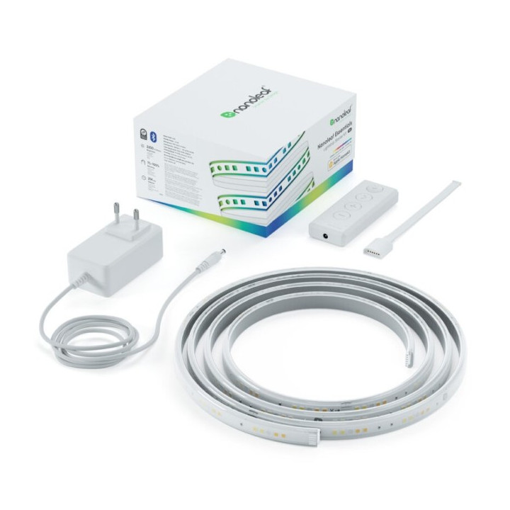 Nanoleaf Essentials Light Strips Starter Kit - taśma ledowa 2m, 2000Lm 23W 2700K-6500K 120V-240V (technologia Matter)