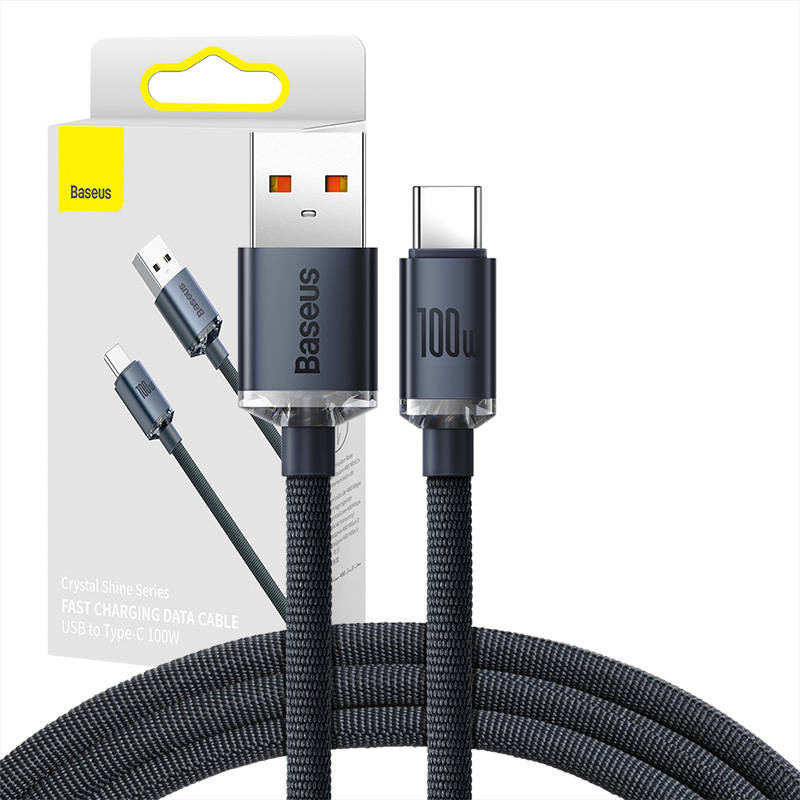Baseus Crystal Shine kabelis no USB