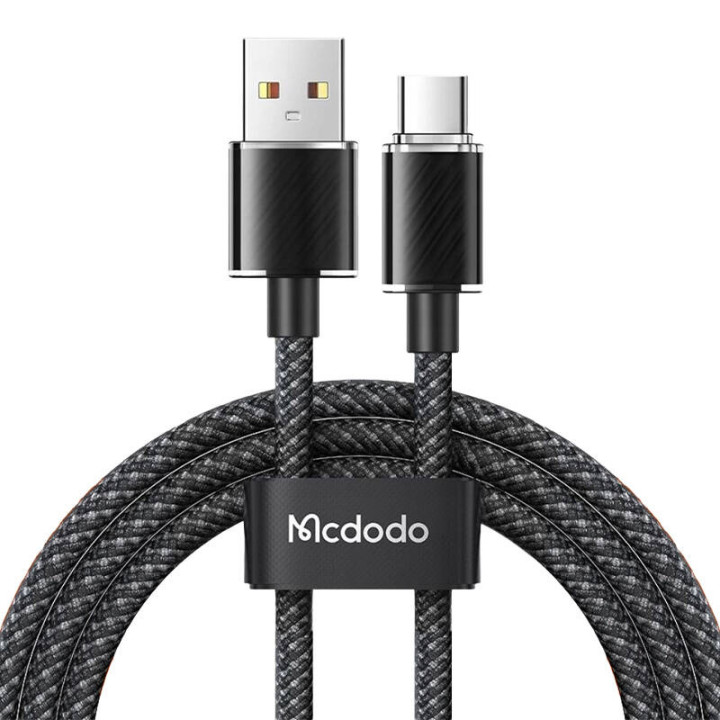 Kaapeli USB-A–USB-C Mcdodo CA-3650, 1,2 m (musta)